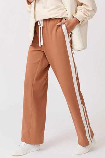 Cartel & Willow - Adeline Pant Toffee/White