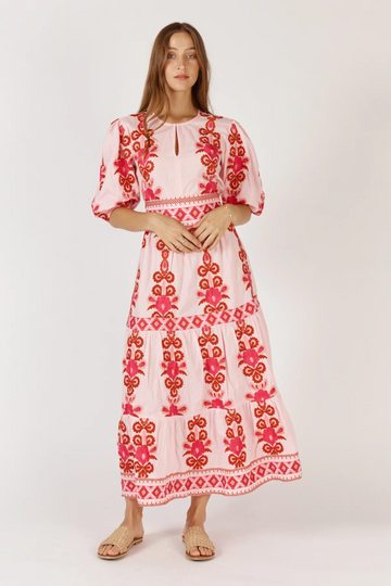 Rubyyaya - Carlos Dress Pink