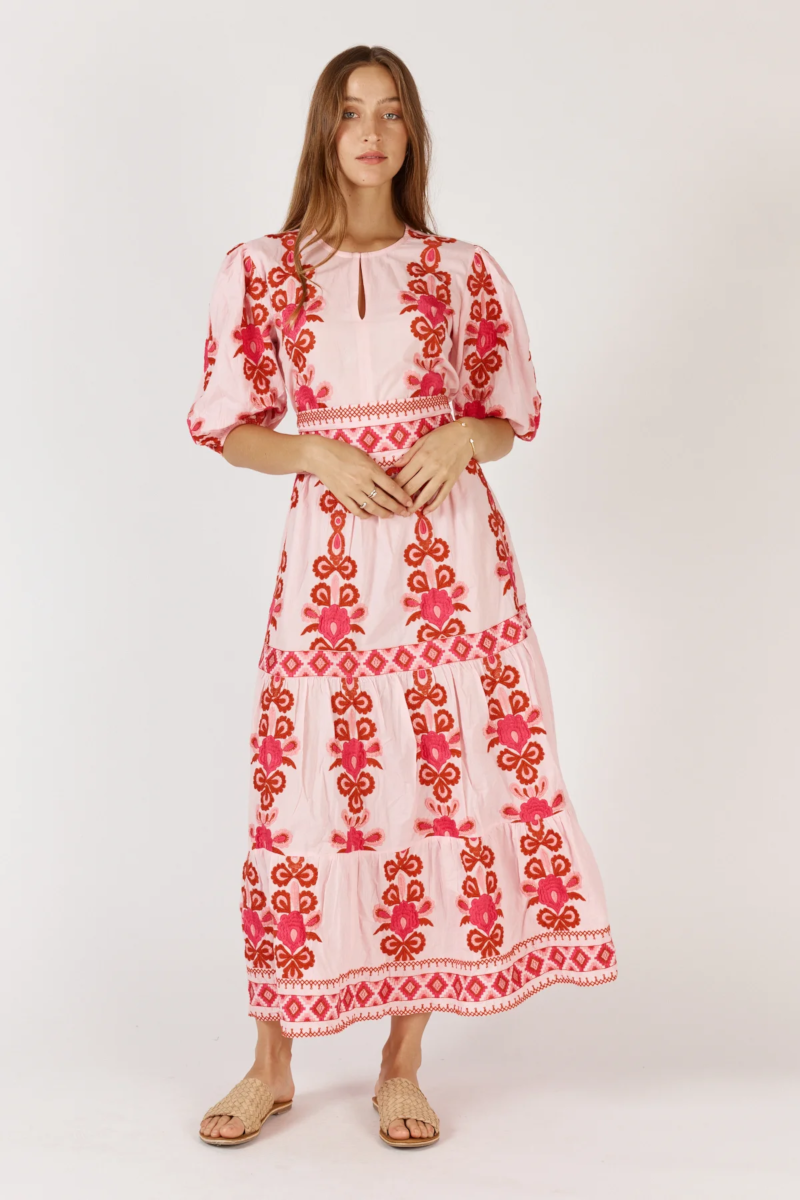 Rubyyaya - Carlos Dress Pink