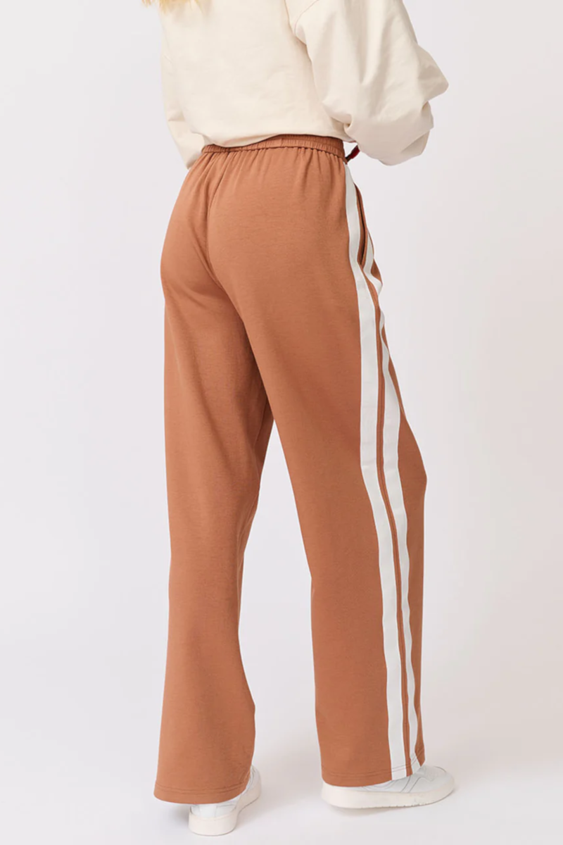 Cartel & Willow - Adeline Pant Toffee/White