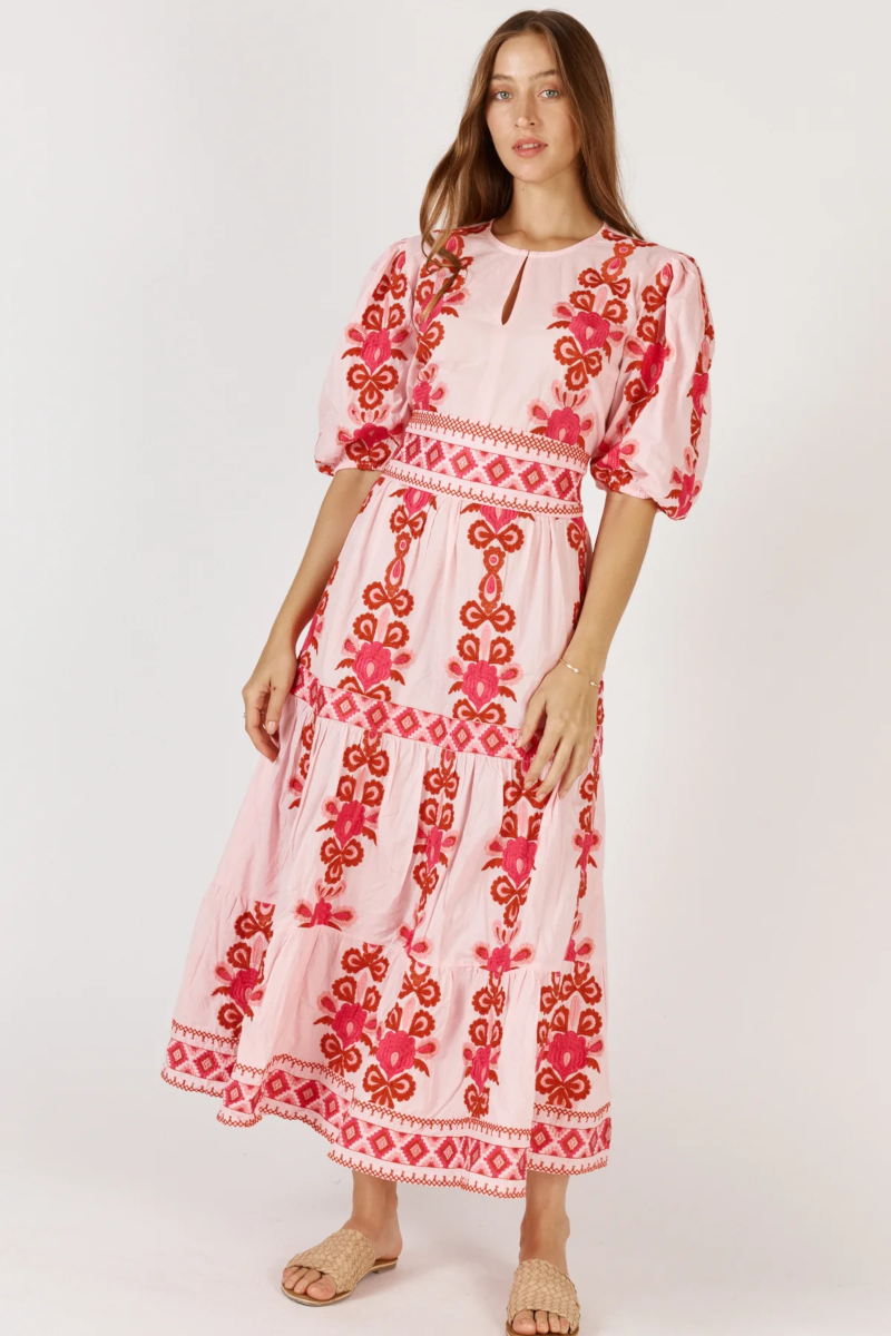 Rubyyaya - Carlos Dress Pink