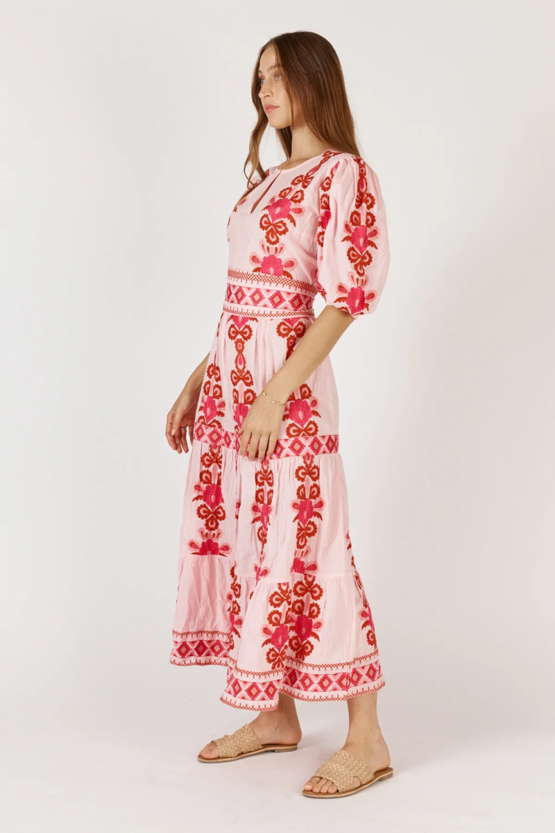 Rubyyaya - Carlos Dress Pink