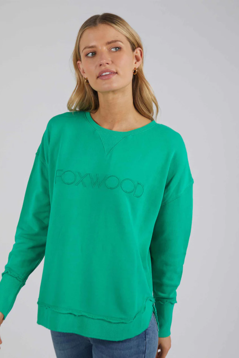 Foxwood Simplified Crew Bright Green