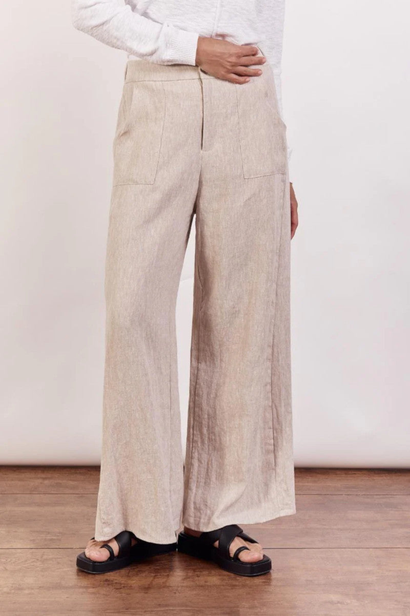 Little Lies - Jude Linen Pants Natural