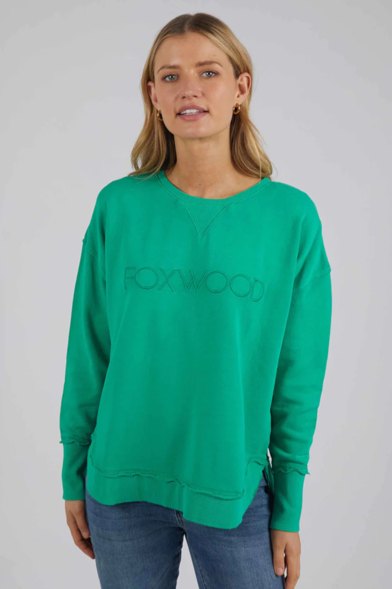 Foxwood Simplified Crew Bright Green