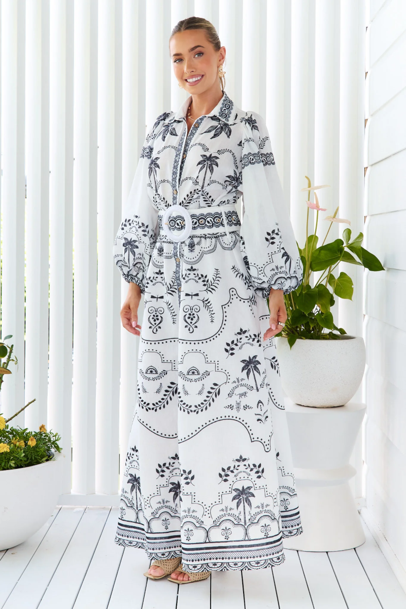 Xander Maxi Dress Monochrome