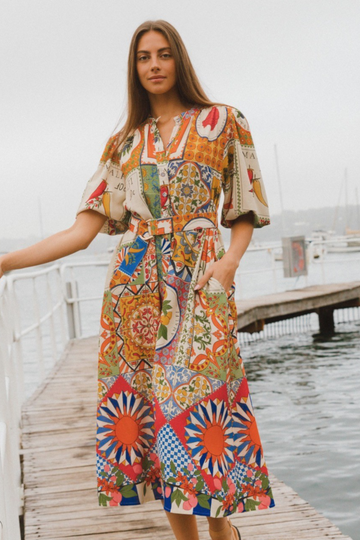 Mosaic Shirtdress -