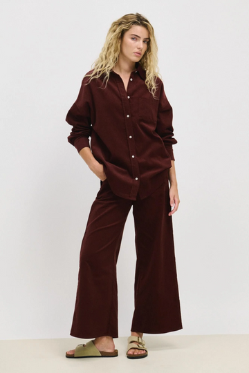 Betty Cord Pant Wine