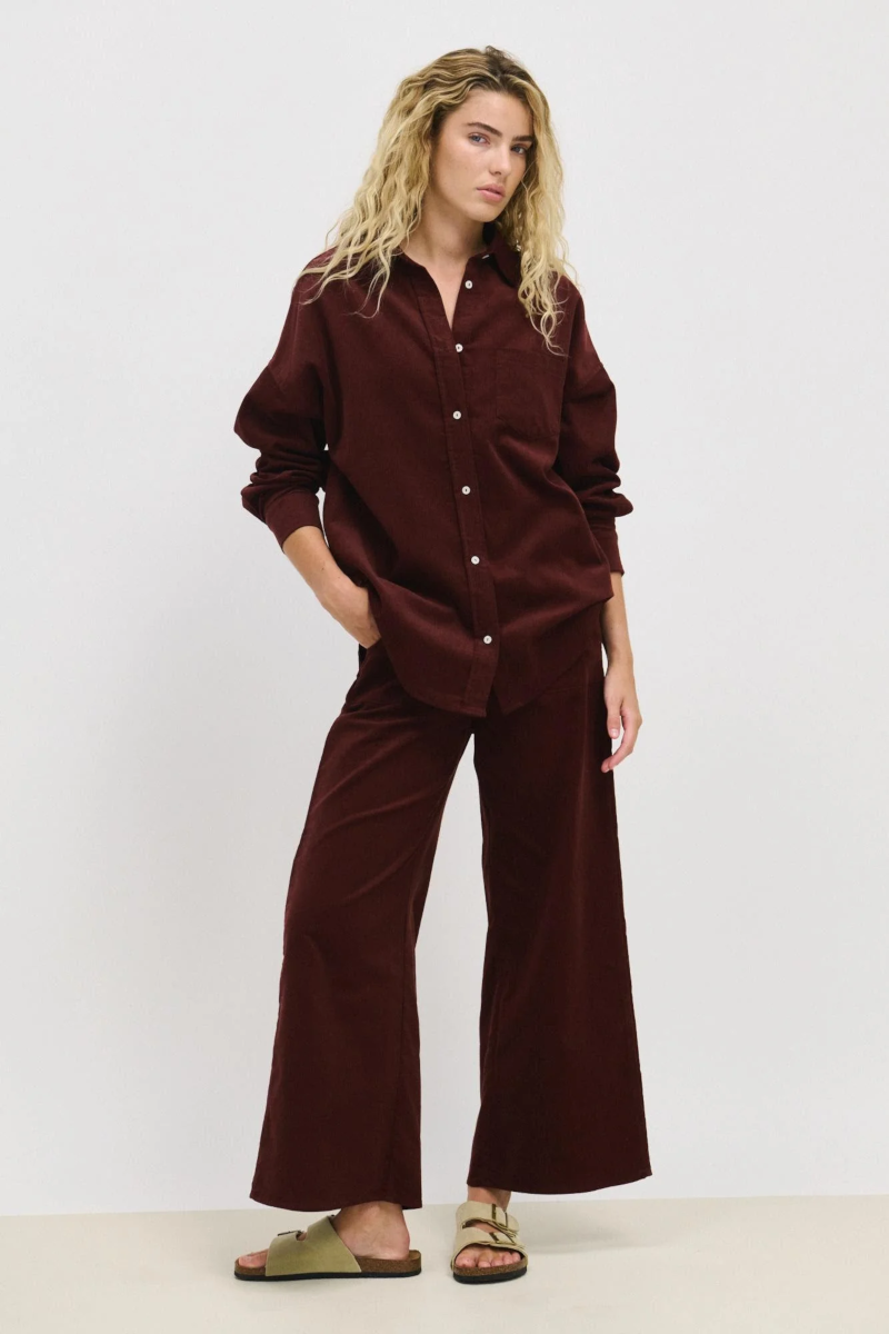 Betty Cord Pant Wine