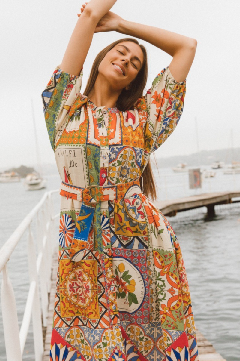 Mosaic Shirtdress -