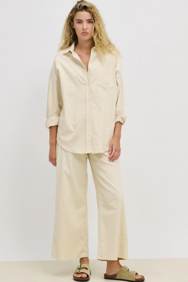 Betty Cord Shirt Cream