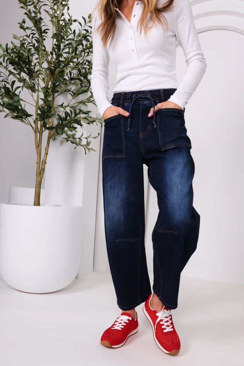 Leo Barrel Jeans Ink