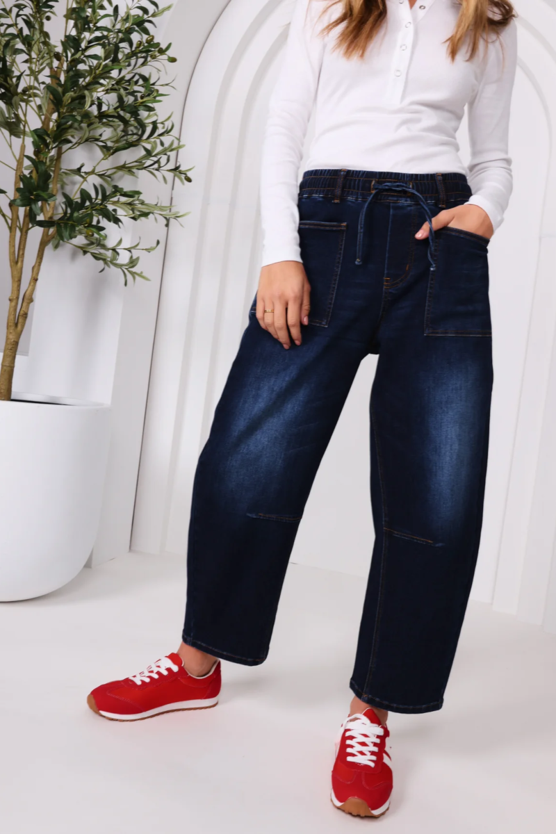 Leo Barrel Jeans Ink