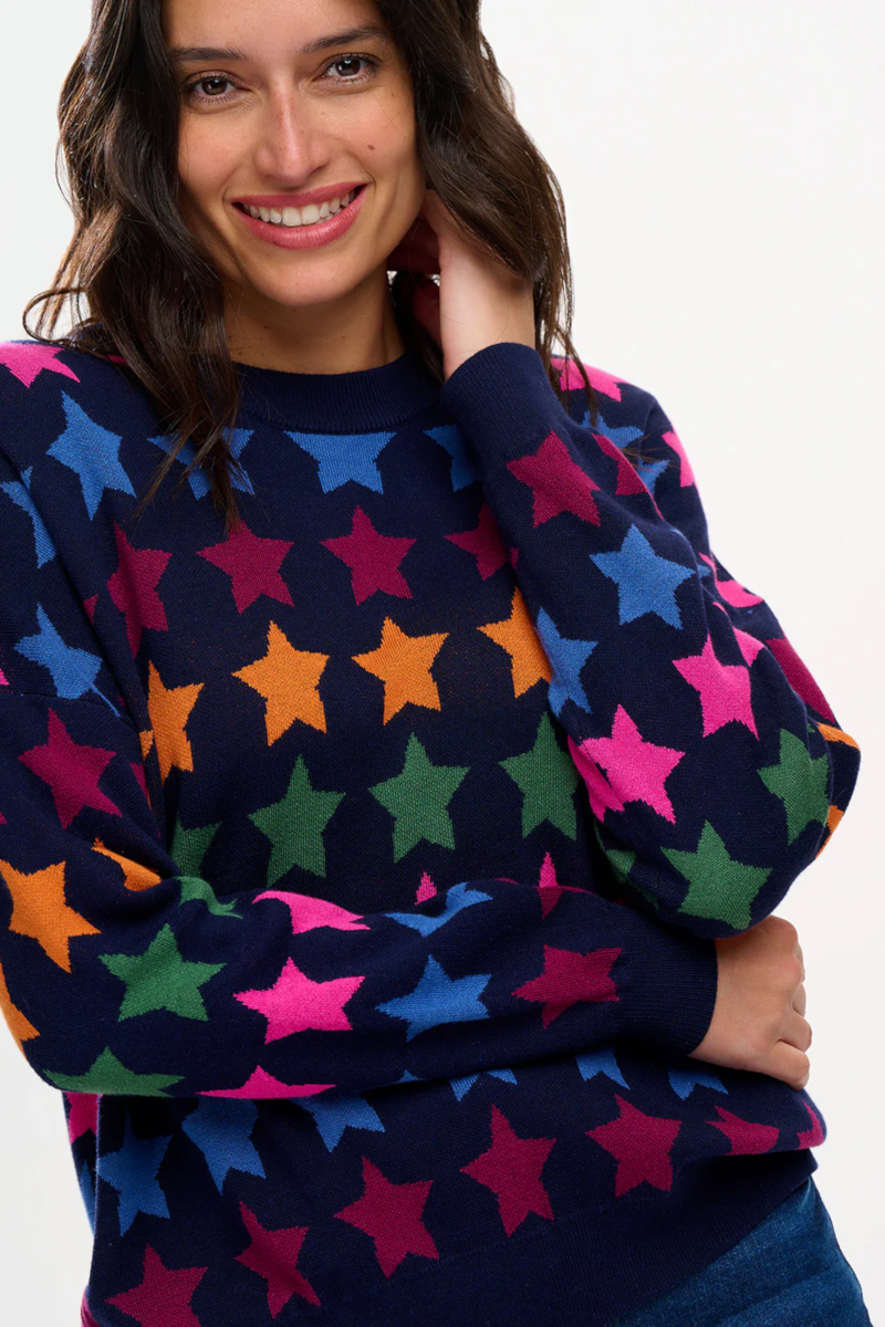 Annalee Jumper Multi Large Star