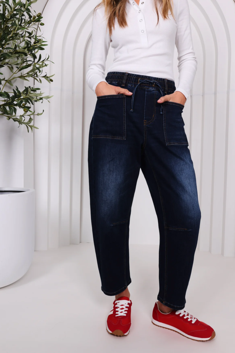 Leo Barrel Jeans Ink