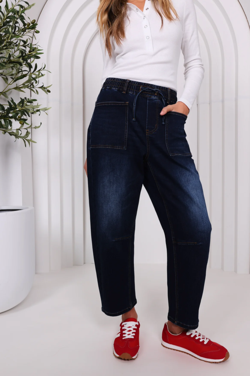 Leo Barrel Jeans Ink