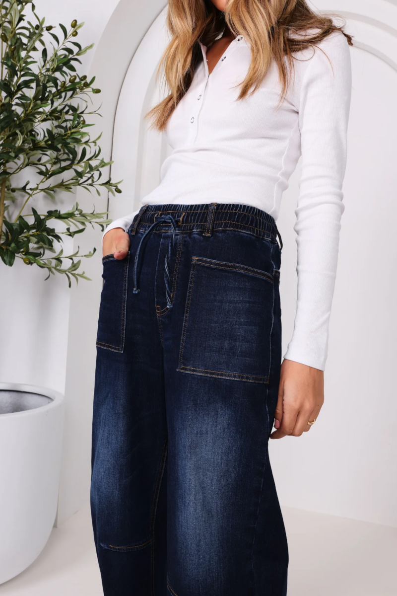 Leo Barrel Jeans Ink