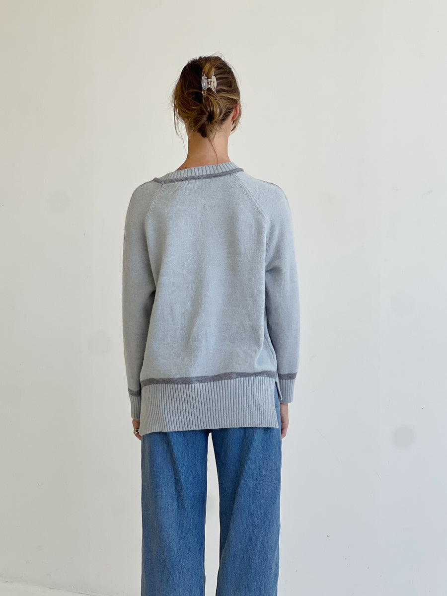 Ollie Wool Blend Knit Grey