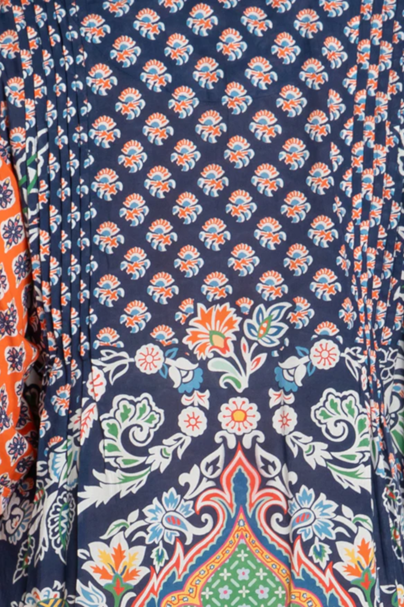 Lulalife Sarai Button Dress Navy
