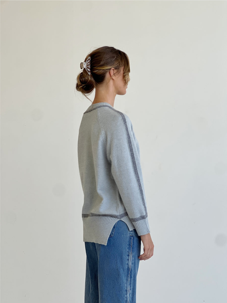 Ollie Wool Blend Knit Grey