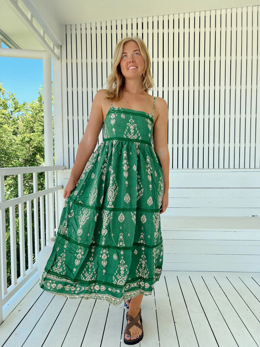 Kiva Print Heidi Dress