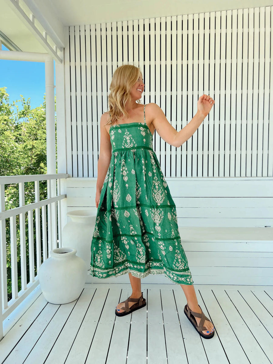 Kiva Print Heidi Dress