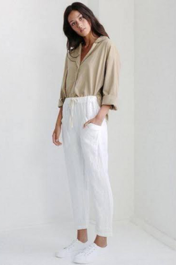 Little Lies - Luxe Pants White