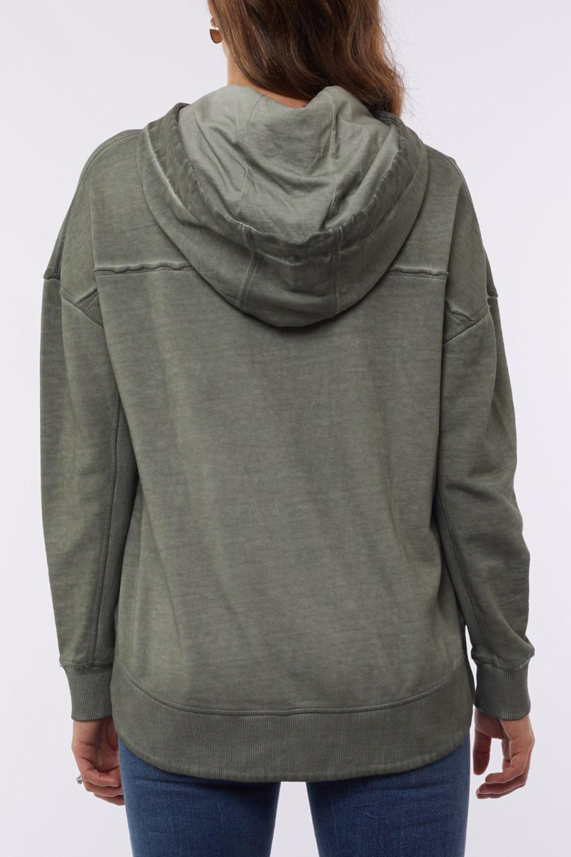 Foxwood Heritage Jasmine Hoodie Khaki Sien Clothing