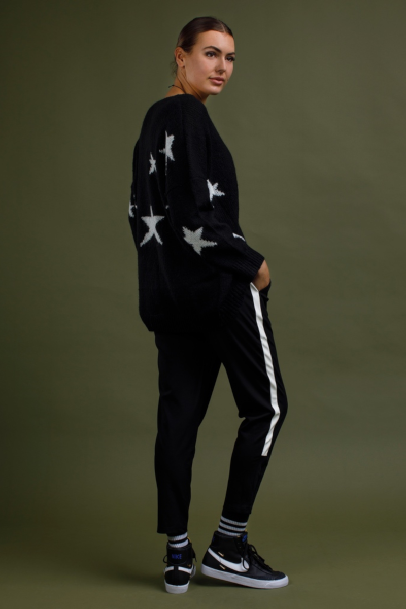 Inzagi - Starry Knit Black