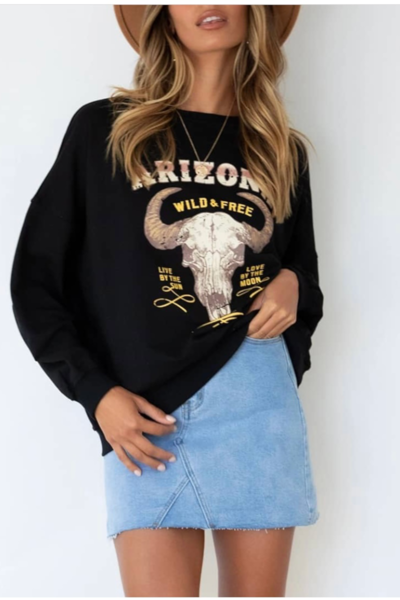 Paper Heart - Arizona Sweater Black