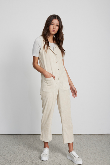 Little Lies - Cord Overall Ivory