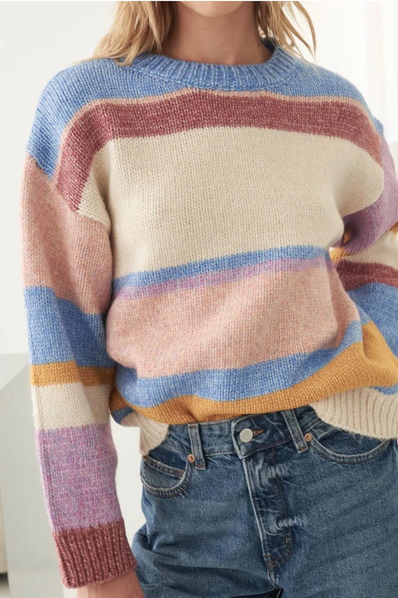 Madrid Sweater - Colour Stripe