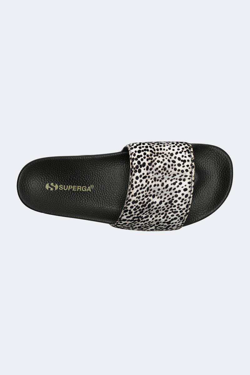 Supergra - Slides Black/Dalmatian