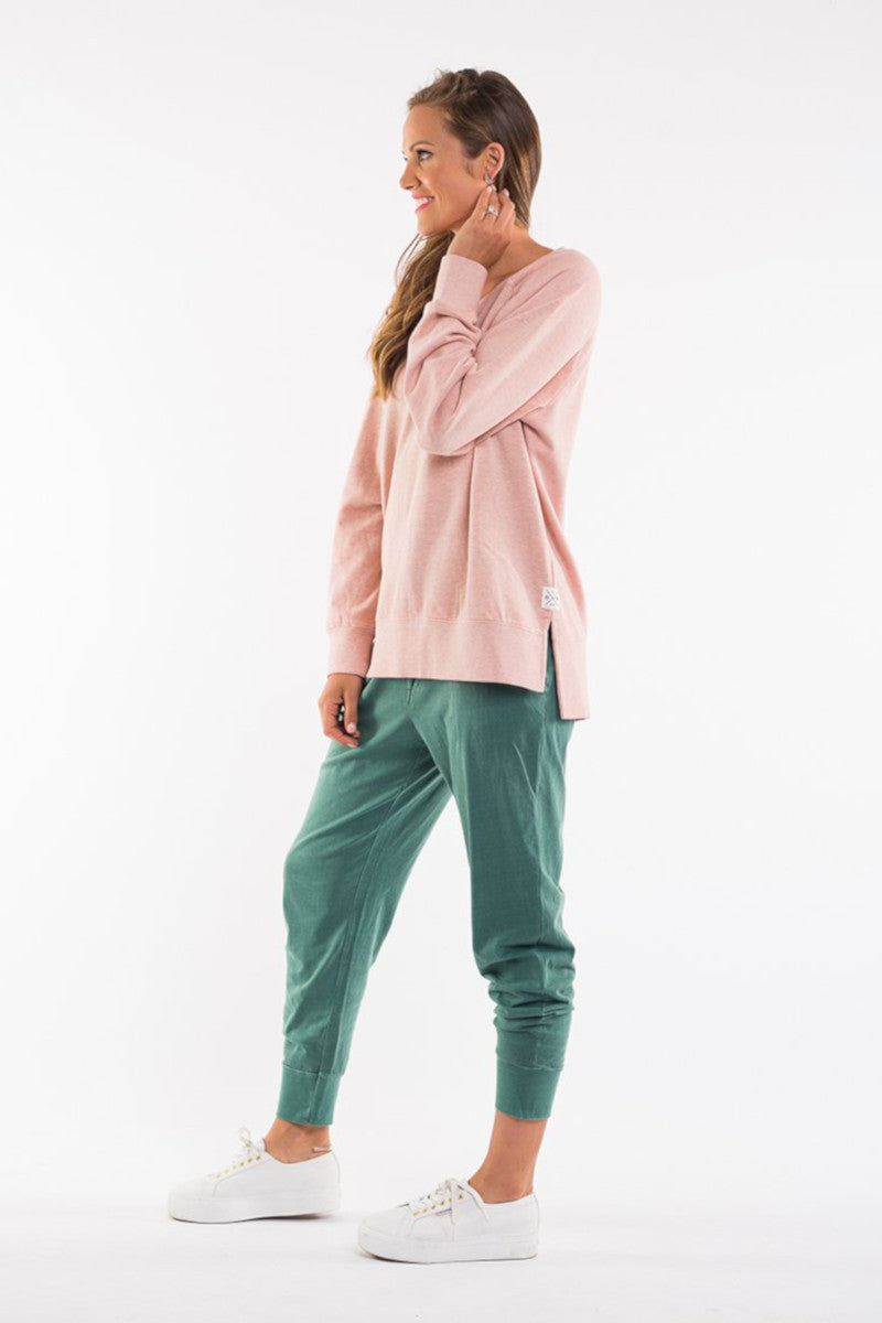 Elm - Wash Out Pants Green