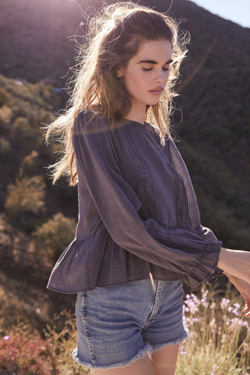 Margot Wren Blouse Charcoal Auguste – Sien Clothing