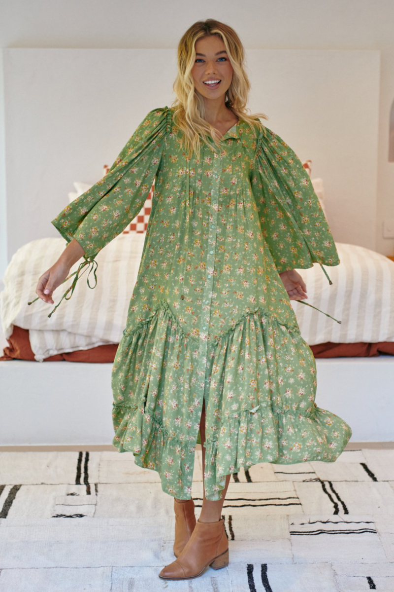 Jaase - Apple Blossom Print Sunee Dress