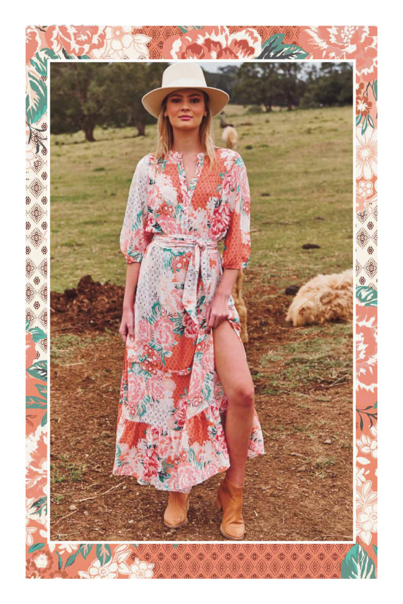 Jaase - Fleur Print Maxi Dress