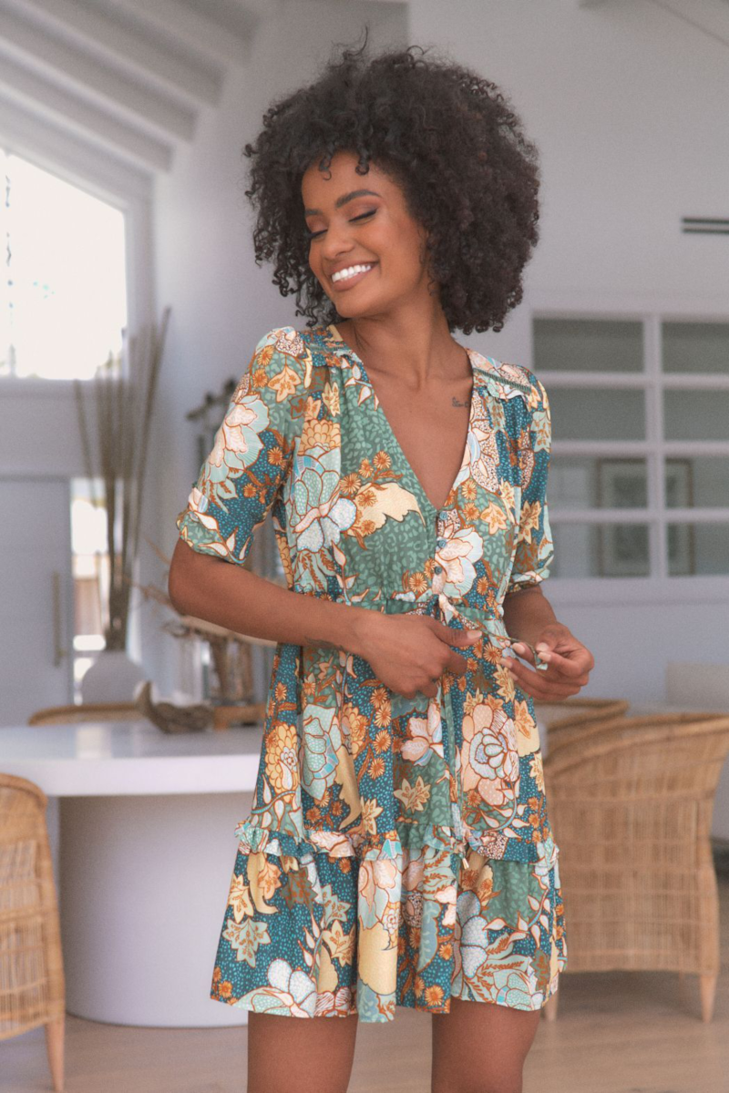 Jaase - Enchanted Forest Anika Mini Dress Sien Clothing Jaase - Enchanted Forest Anika Mini Dress Sien Clothing