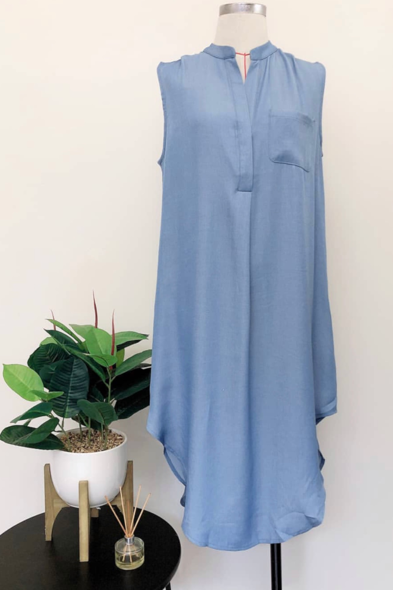 Renee - Shirt Dress Chambray