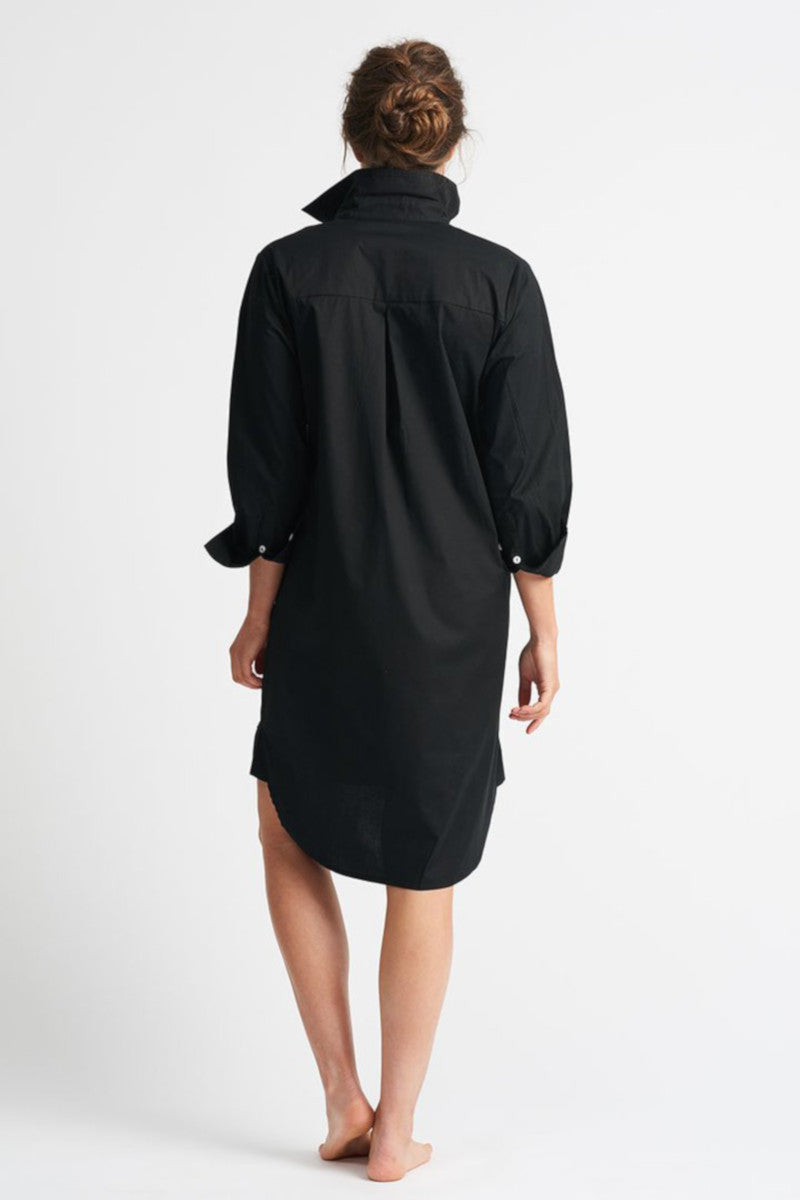 Shirty - Classic Shirtdress Black