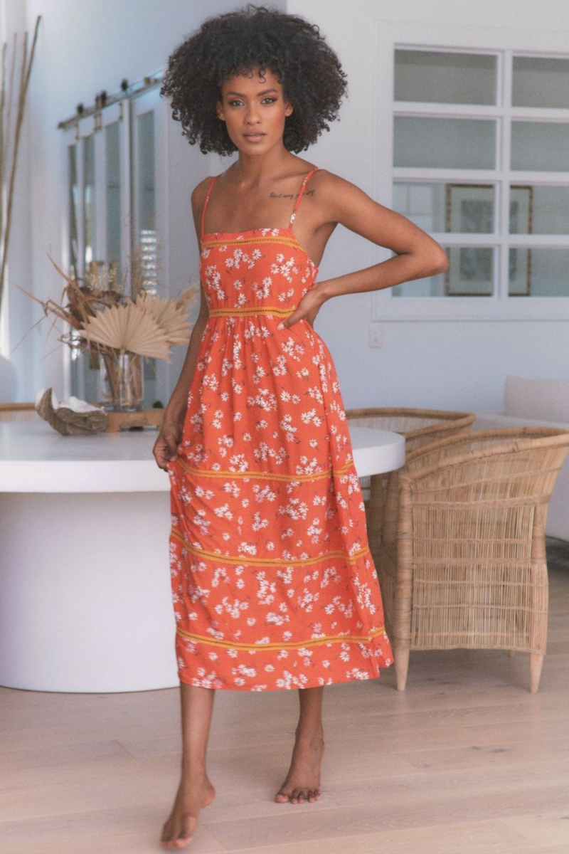 jaase midi dress Serenade print- Eve Midi by Jaase Little Homebody