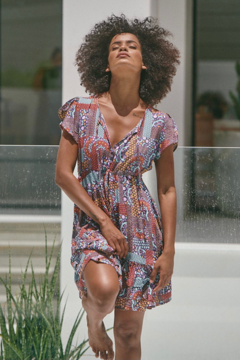 jaase mini dresses JAASE LOVE IN MIST RINI MINI DRESS
