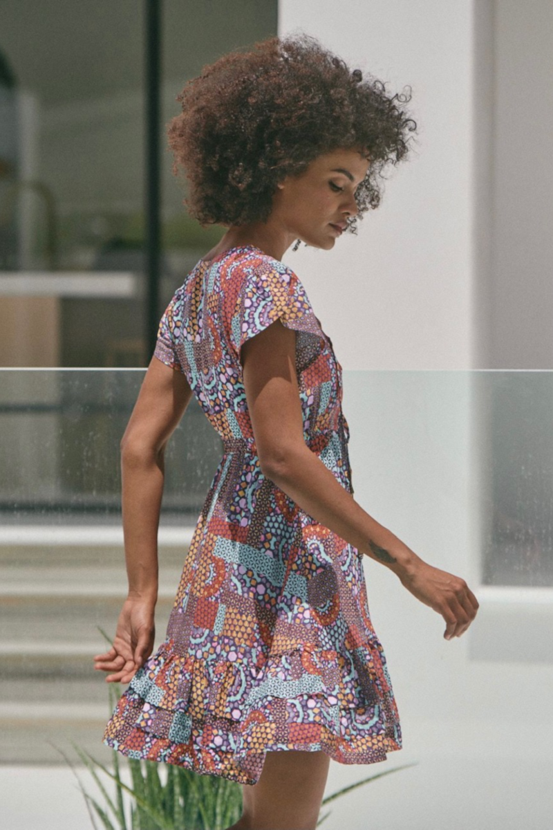 Jaase - Capri Print Faithful Mini Dress