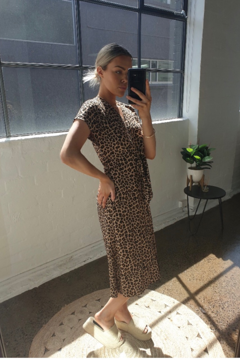 M Fashion - Renee Dress Leopard