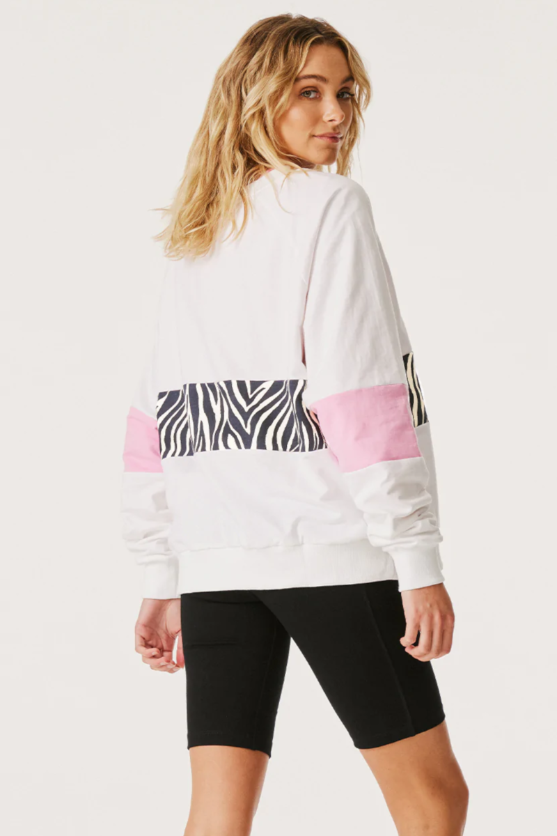 Cartel & Willow - Matilda Sweater Black Zebra