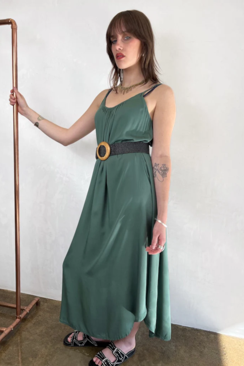 Inzagi - Nusa Maxi Dress Khaki