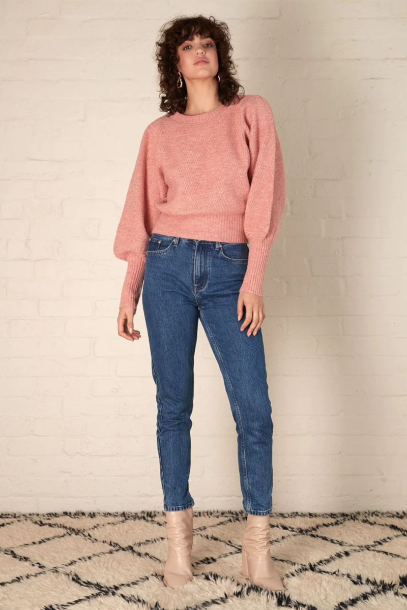 Esmaee - Arctic Jumper  Pink Marle