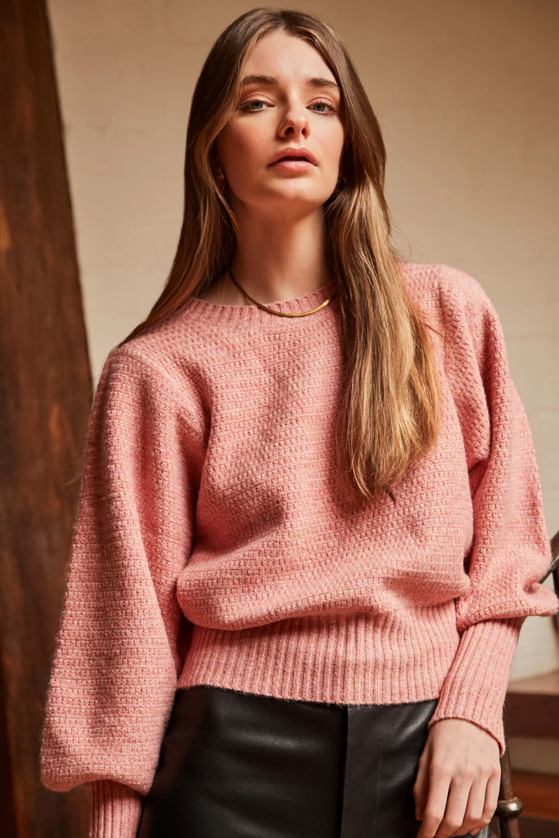 Esmaee - Arctic Jumper  Pink Marle