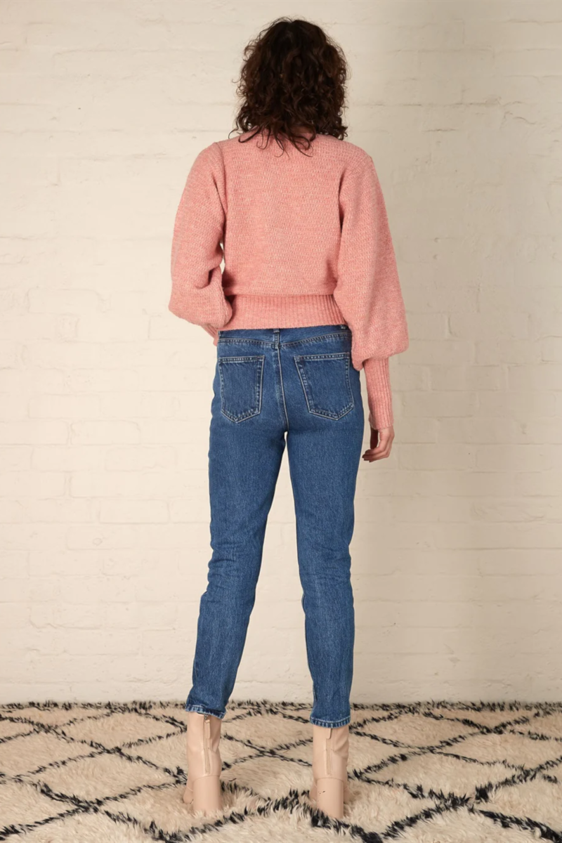 Esmaee - Arctic Jumper  Pink Marle