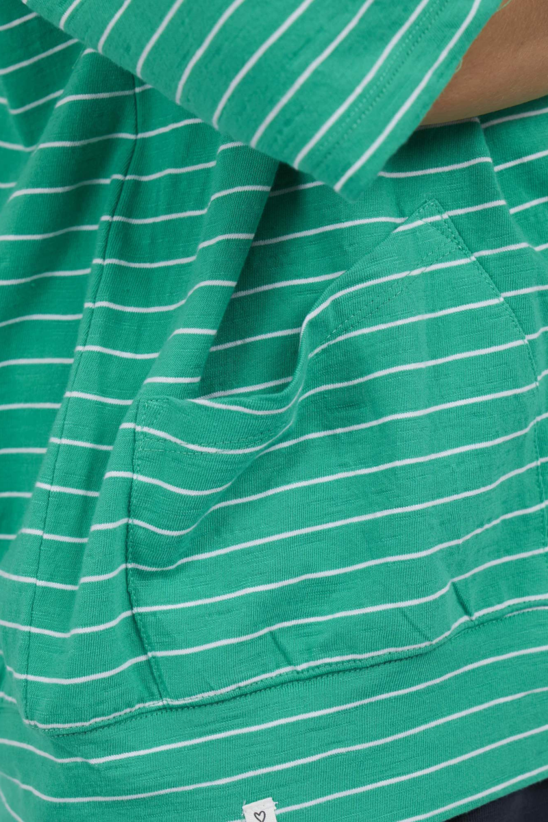 ELm - Mazie Sweat Stripe Bright Green